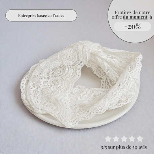 Edith - Bandeau en dentelle romantique