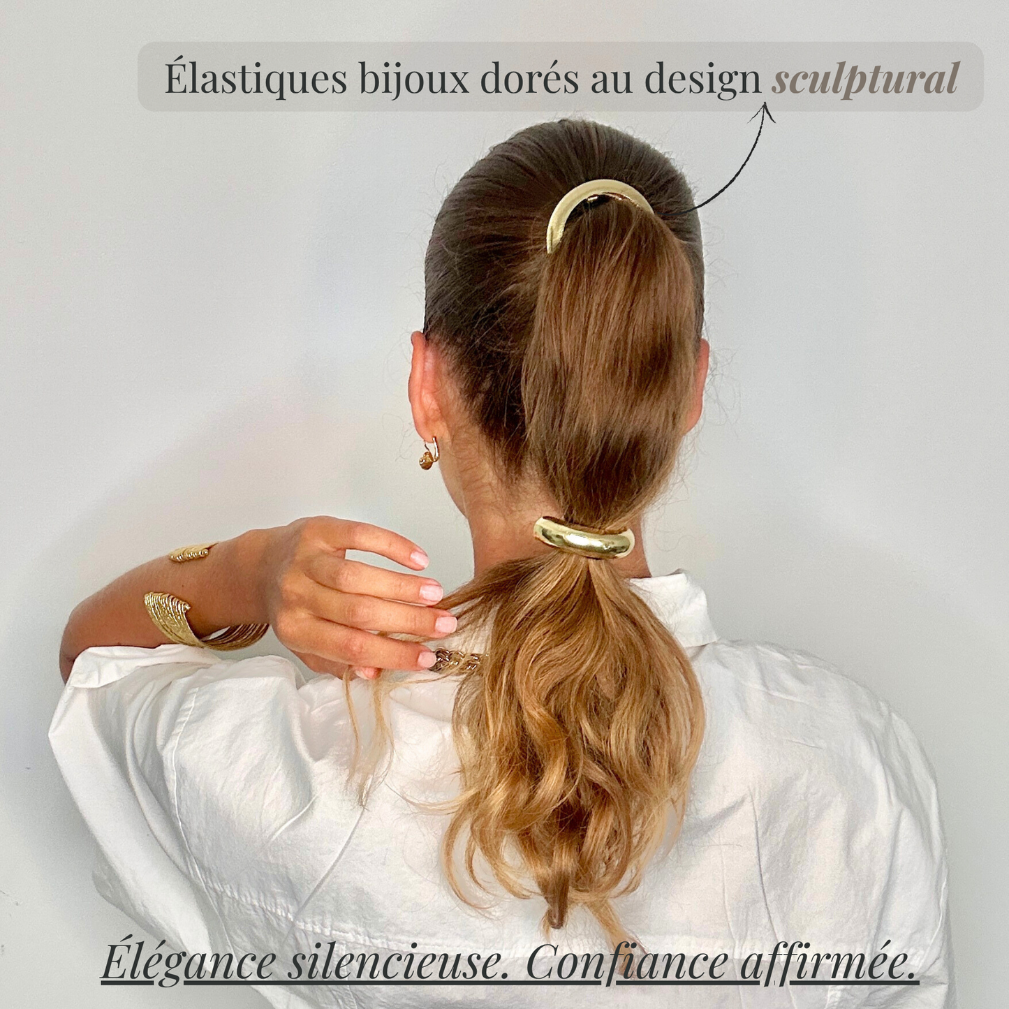 Lior - Anneaux de chevelure dorés